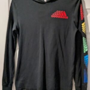 Adidas Kids Black Long Sleeve Shirt